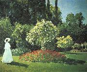 Claude Monet Jeanne-Marguerite Lecadre in the Garden oil on canvas